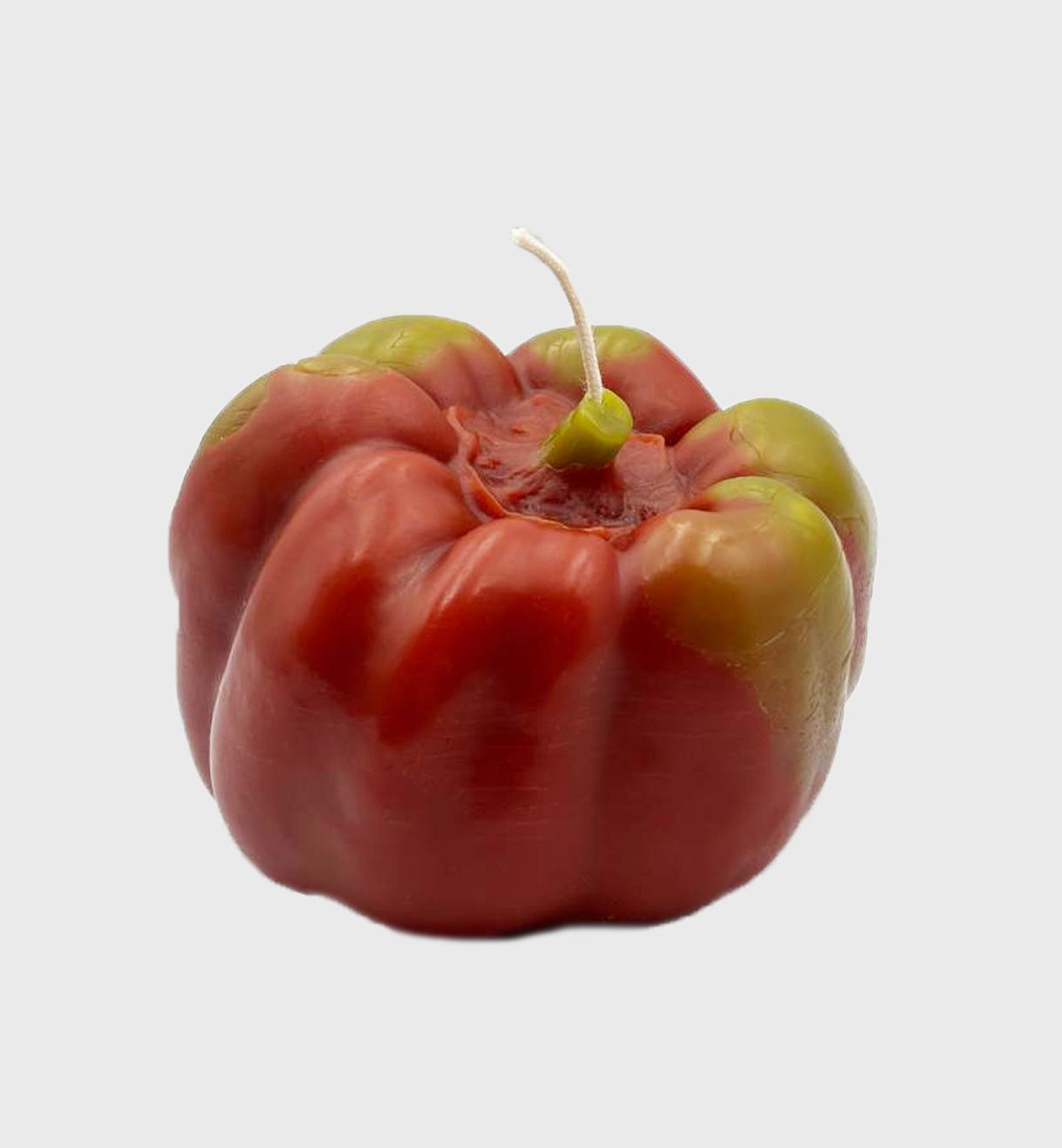 Свічка у формі перцю з натурального бджолиного воску