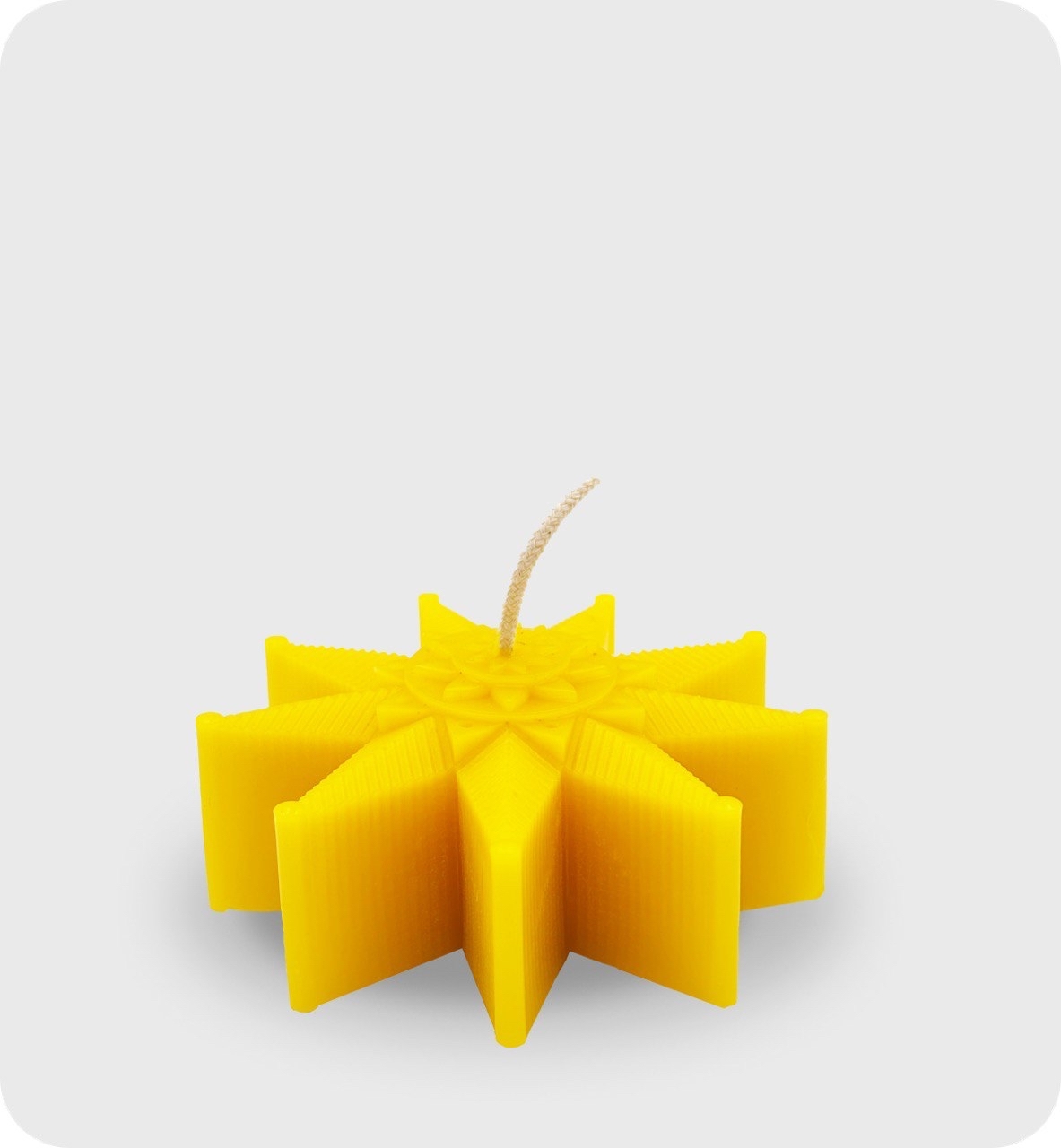 christmas star candle